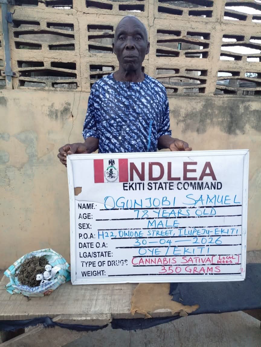 83-year-old and 78-year-old grandpas arrested for drug trafficking in Abia, Ekiti