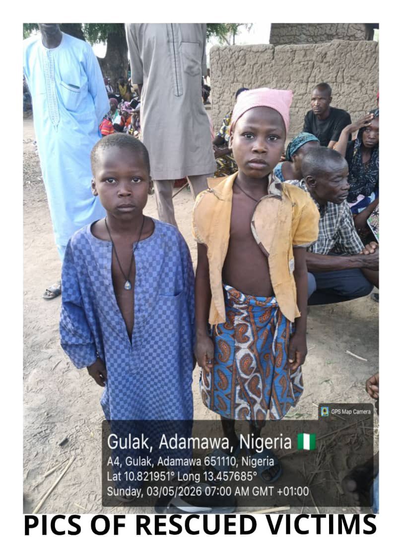 Troops rescue two kidnapped children in Adamawa