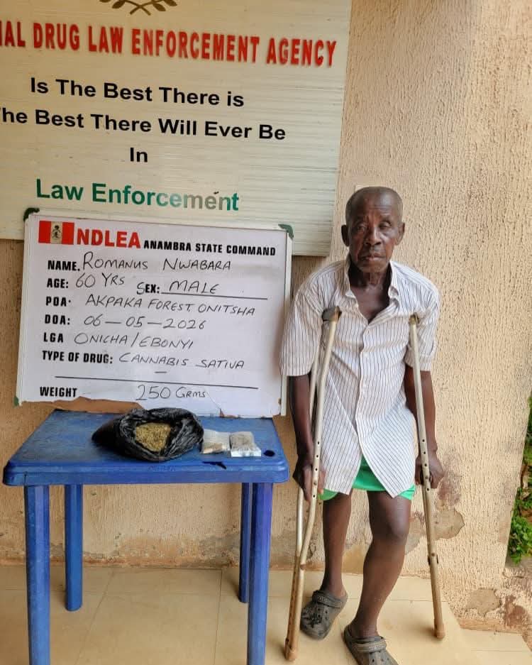Three persons with disability arrested for drug trafficking in Anambra and Kwara