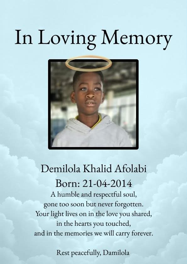 12-year-old boy, Damilola Khalid Afolabi drowns in Canada lake