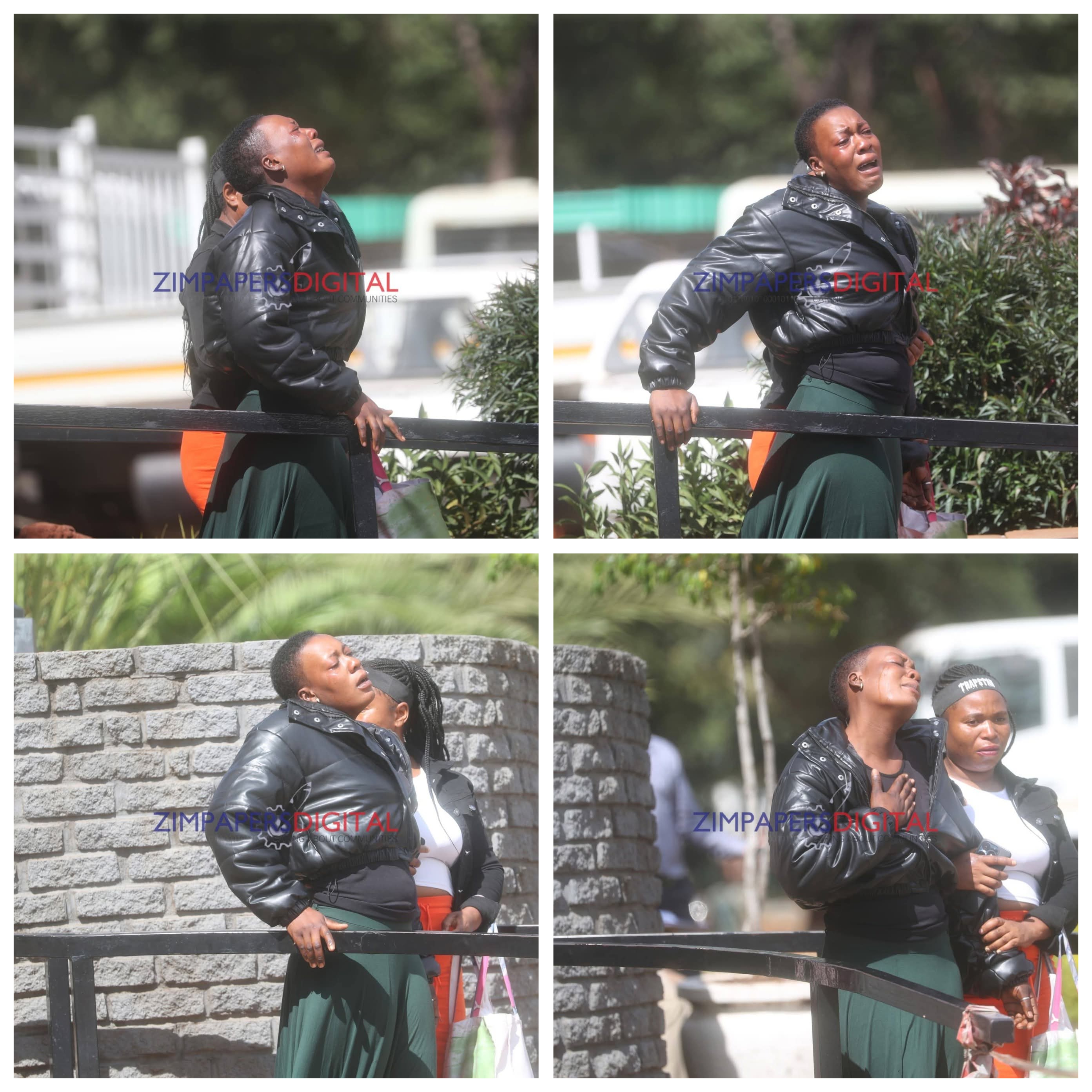 Wife of a suspected thief "Lucky Dube" breaks down in tears outside court after he was denied bail