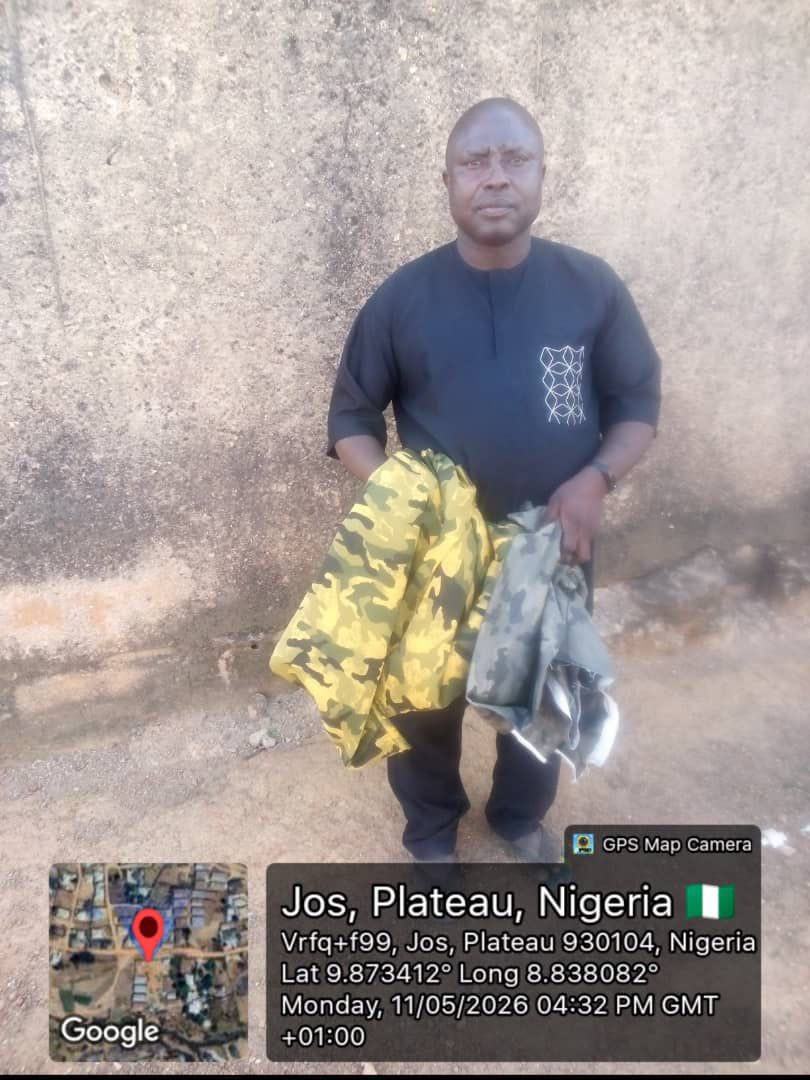 Troops arrest suspect over alleged sale of military camouflage in Plateau