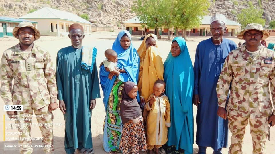 Nigerian troops rescue abducted women and children, arrest suspected terrorist collaborators in North East