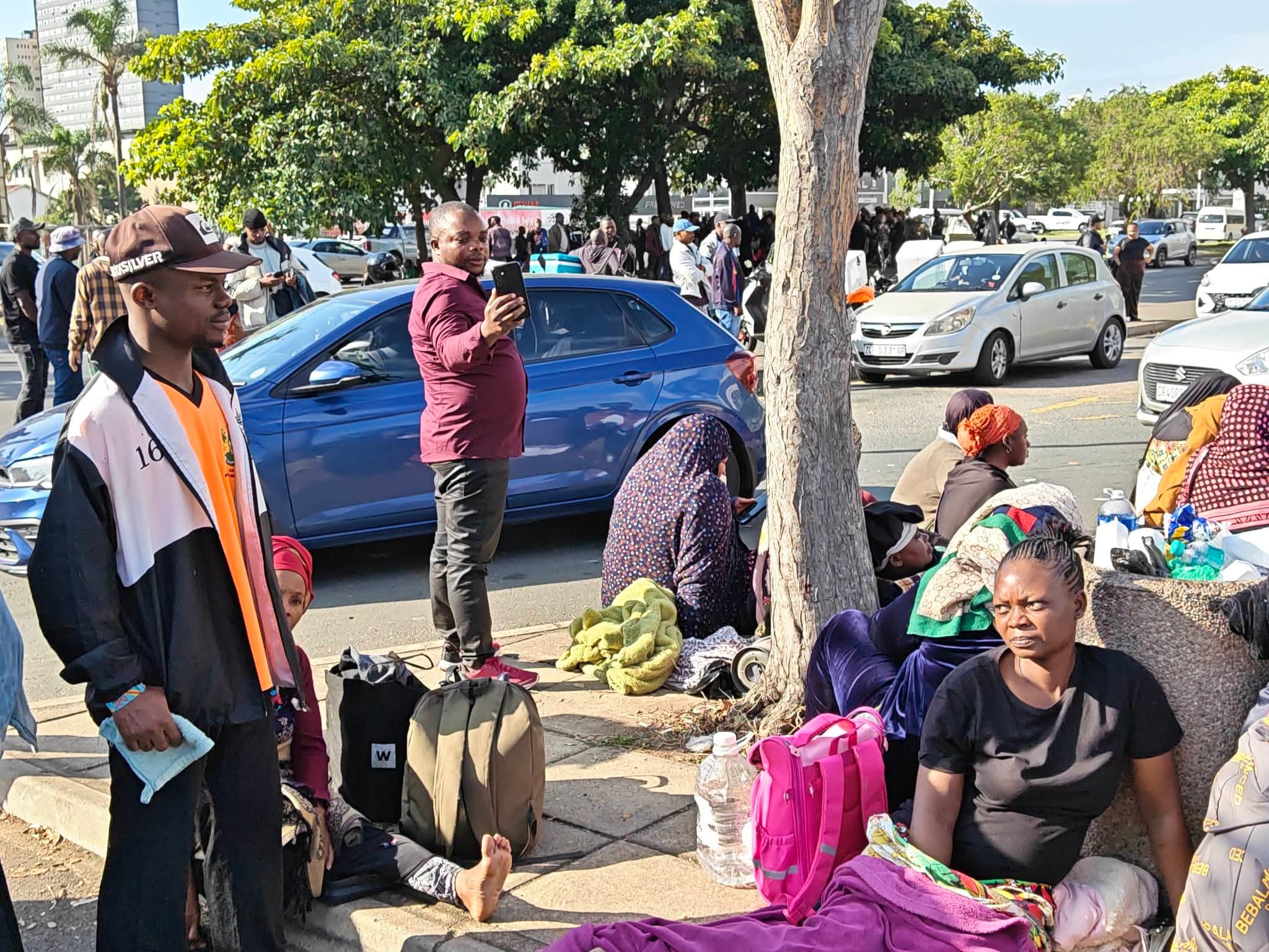 Xenophobia: Foreign nationals seek safety at Durban police station in South Africa amid alleged d3ath threats and harassment