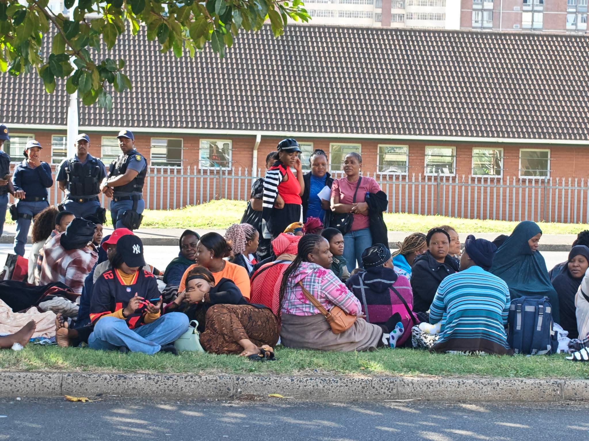Xenophobia: Foreign nationals seek safety at Durban police station in South Africa amid alleged d3ath threats and harassment