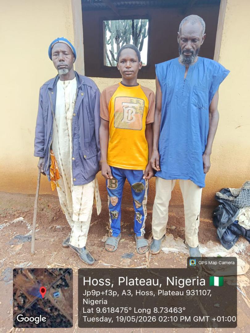 15-year-old boy and two men arrested over k!lling of 25-year-old man in Plateau