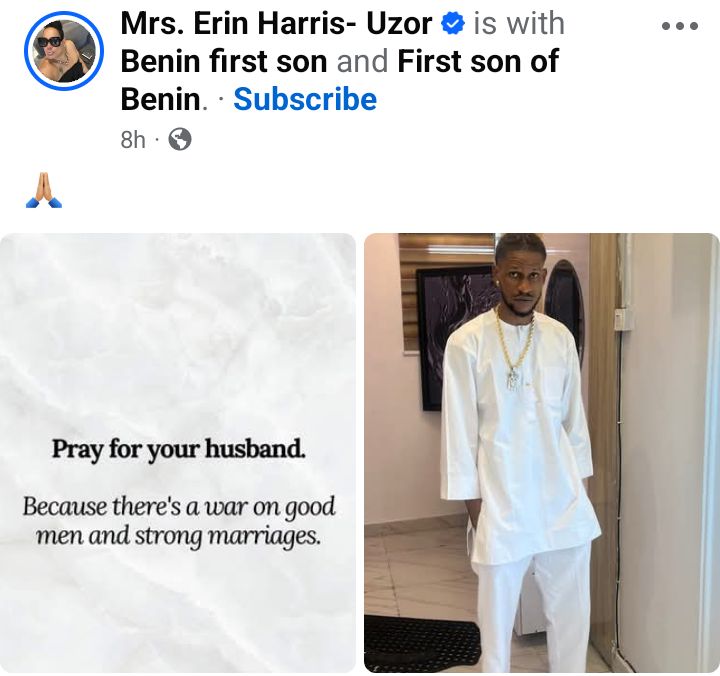 Pray for your husband. There is a war on good men and good marriages - American woman married to Nigerian man advises women