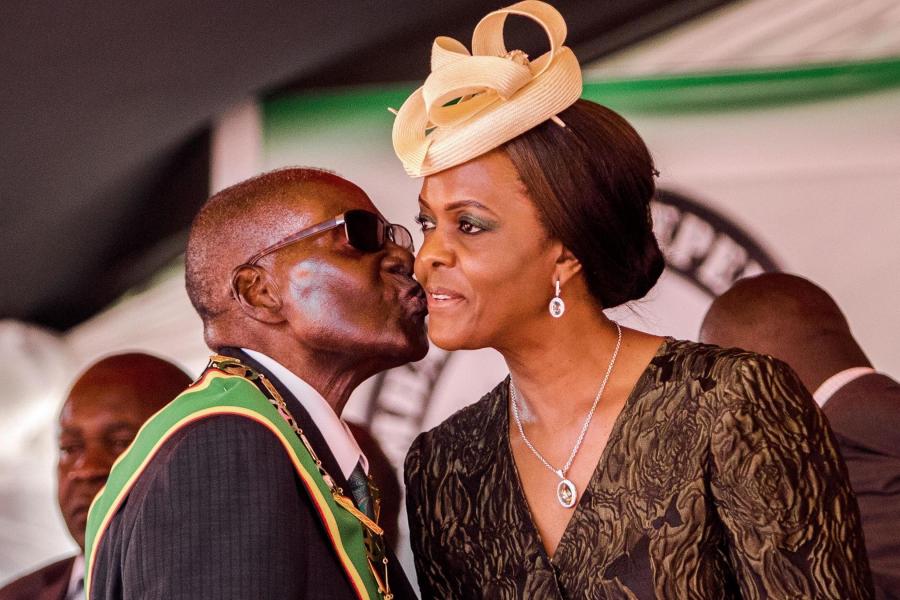 Robert Mugabe's wife Grace 'flees Zimbabwe for Namibia' after military take over