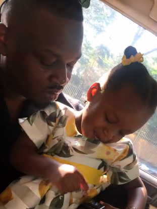Dr Sid and Simi Esiri attend their daughter's first Christmas carol at school together (photos)