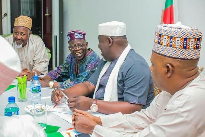 2019 election: Bola Tinubu meets APC governors(photos)