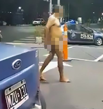 Naked man with sex toy stuck in butt screams "call a doctor" as he begs for