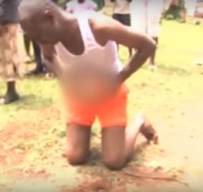 Yuck! Maggots ooze out of houseboy's penis after he slept with his employer's wife (graphic video)