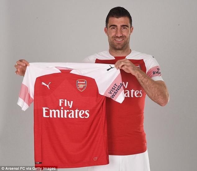 Arsenal complete £17m signing of Sokratis Papastathopoulos ,30, as they hope to win the Premier League title next season