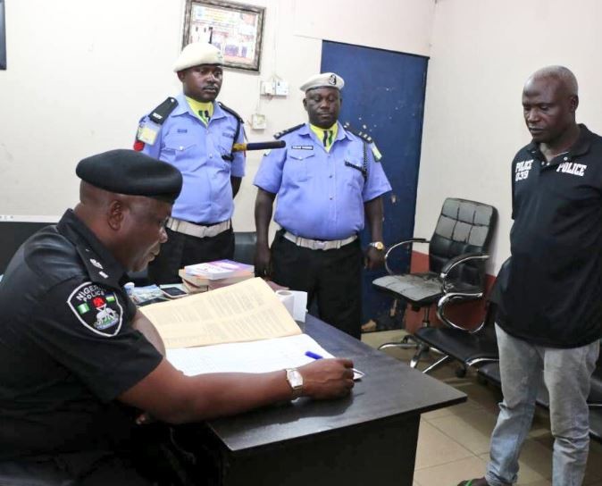 SARS official sacked over N5,000 extortion while three otheraccomplices had their ranks reduced (Photos)