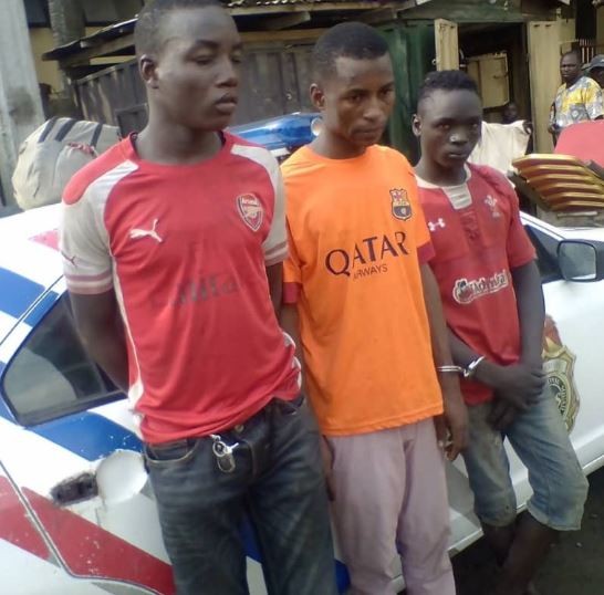 Photos: 25-year old robber nabbed for selling off 9 chairs belonging to the event centre in Lagos