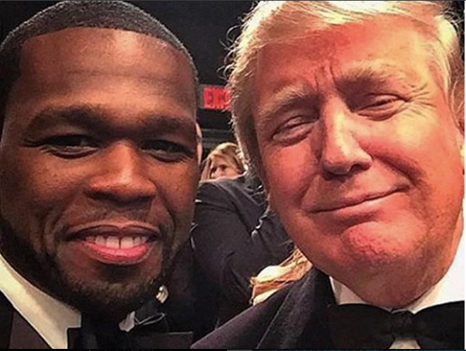 Ja Rule drags the heck out of 50 Cent as he shares photo of him and President Trump together