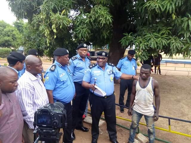 Benue police parade suspect who killed young man for ritual purpose and defrauded victim's father of over N200K