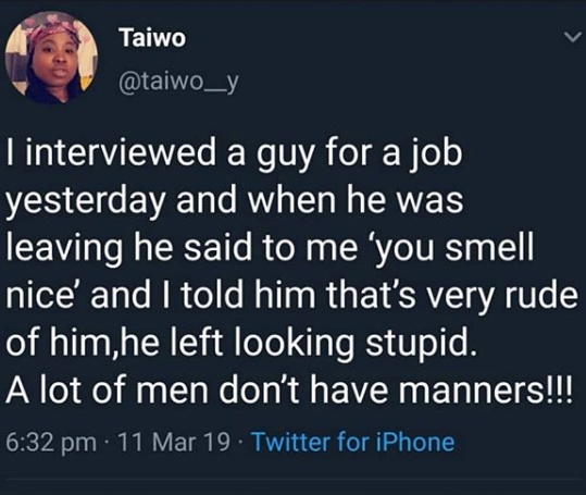 Freeze, Timi Dakolo, others react as Nigerians remain divided over whether it's appropriate to tell an interviewer they smell nice after a recruiter shared her story