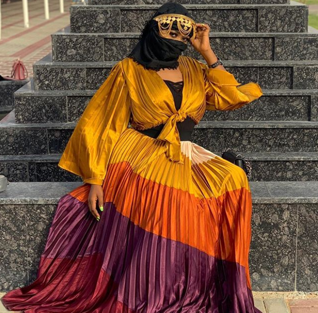 'Arabian Queen of Oyo Empire' - Alaafin Of Oyo Younger Wife, Olori Ajoke stuns in Arabian dress (Photos)