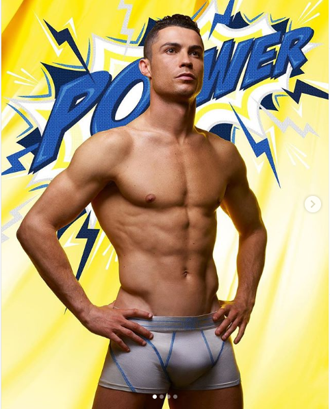 Cristiano Ronaldo models his new CR7 underwear range (Photos)