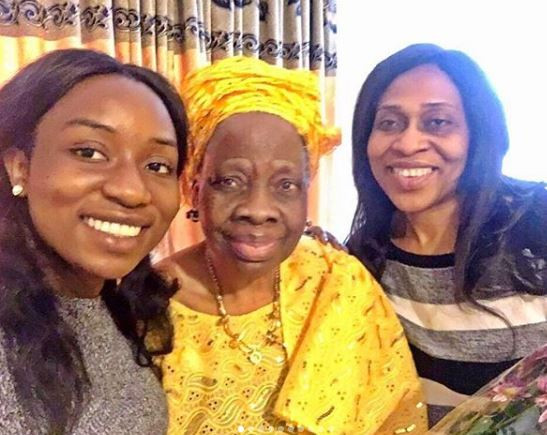 Olakunle Churchill shares photo of 3-generation of women in his life