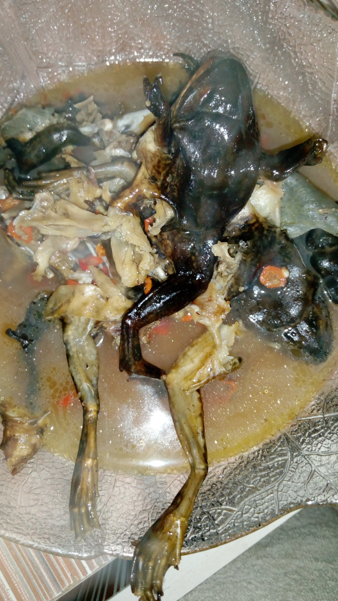 frog pepper soup