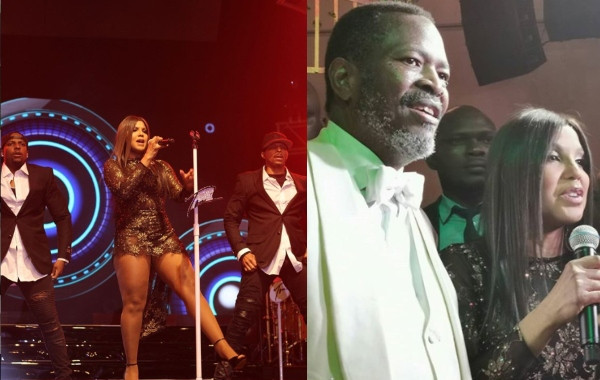 Toni Braxton in Lagos for Prince Nduka Obaigbena's birthday (video)