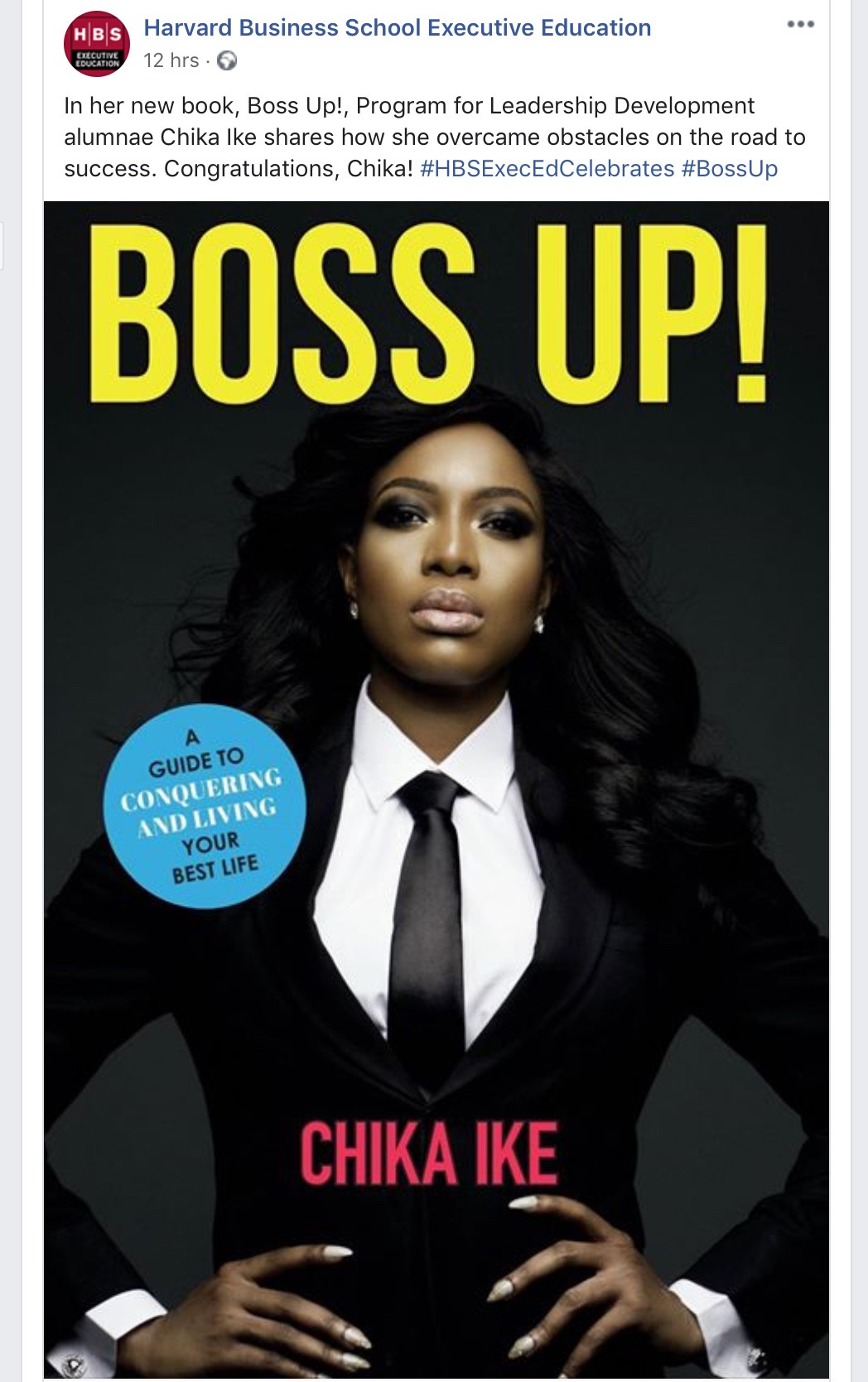 Harvard Endorses Chika Ike Book