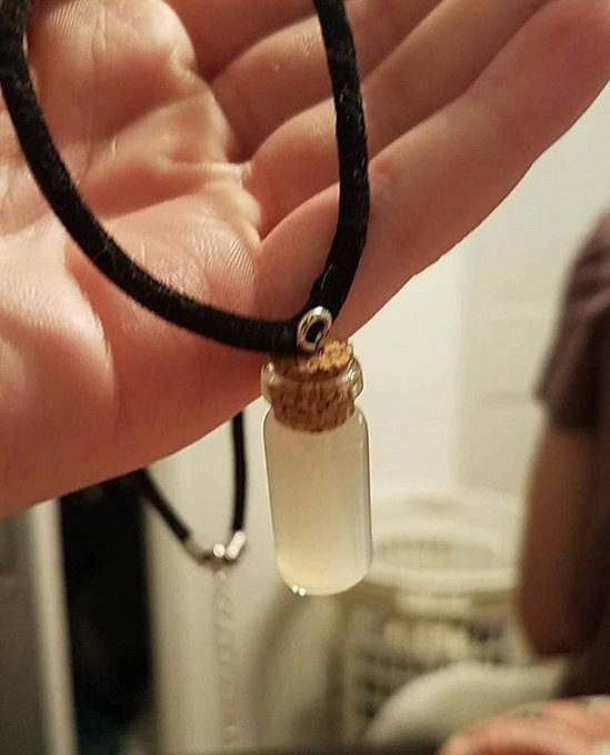 Lady makes a necklace with her boyfriend's sperm lindaikejisblog