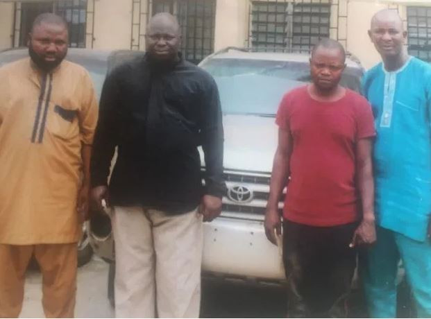 FSARS operatives arrest a fleeing pastor for stealing SUV from a car dealer in Lagos