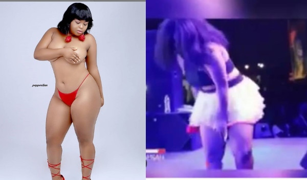 Singer Badgirl Nafisah removes her panties on stage lindaikejisblog