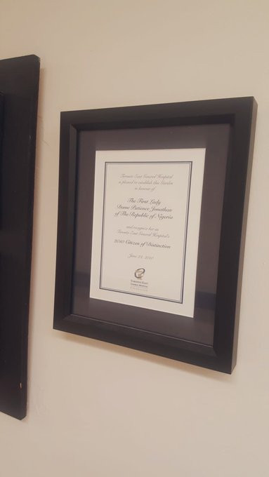 Patience Jonathan accused of being a huge donor to a Canadian hospital lindaikejisblog 3