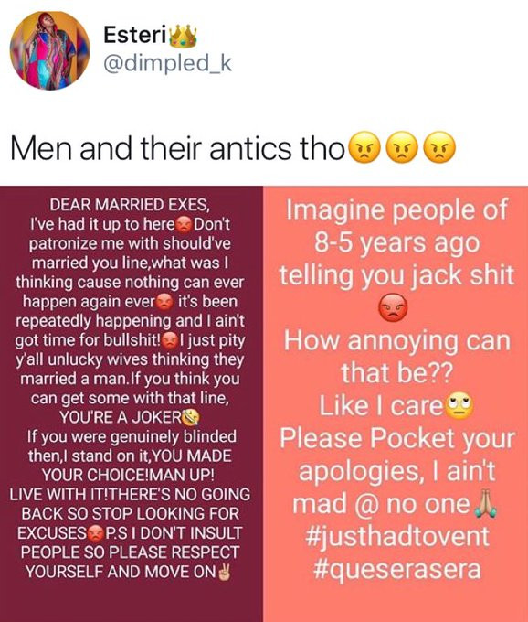 Nigerian lady issues out warning to her married exes lindaikejisblog