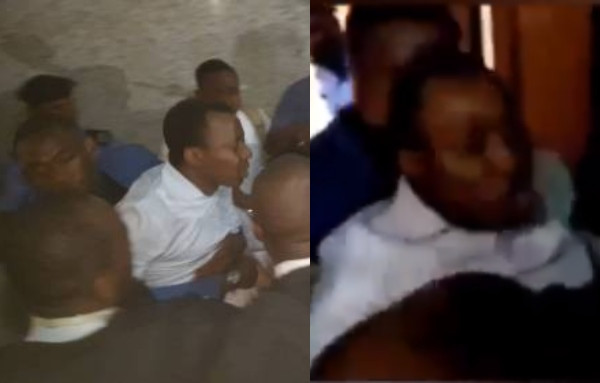 Watch video of Omoyele Sowore being dragged out of the courtroom by DSS officials as he spoke to journalists lindaikejisblog 