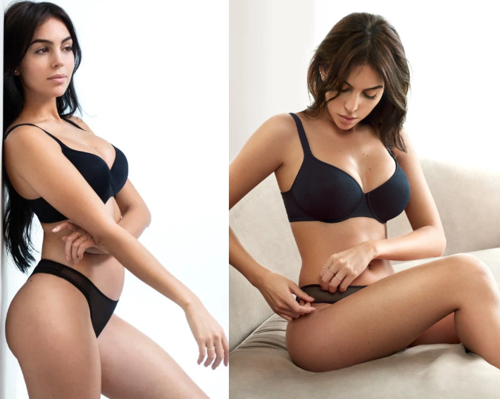 Cristiano Ronaldos stunning girlfriend Georgina Rodriguez dazzles in sexy lingerie set (Photos)