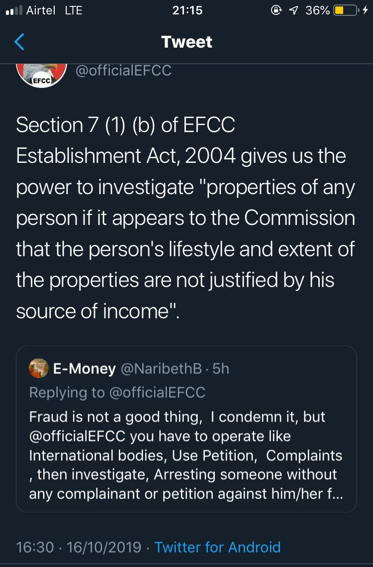 Segalink tackles EFCC for criminalization of innocent young Nigerians and turning a blind eye to 'Tinubu's bullion van and Ganduje's babariga FX banking' lindaikejisblog 2