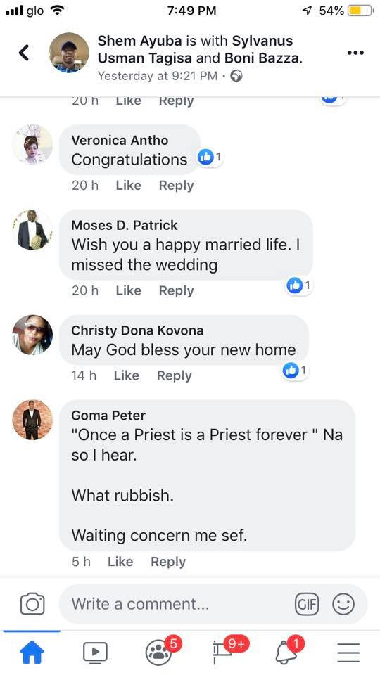Photos from wedding ceremony of former Catholic Priest of 25 years in Kaduna lindaikejisblog 3