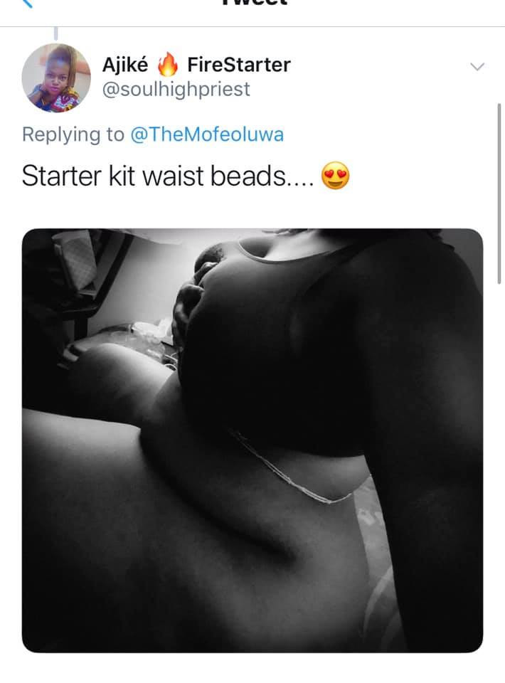 Nigerian ladies are doing a waist bead challenge, man goes off on a rant as his fiancee joins without his consent lindaikejisblog 29