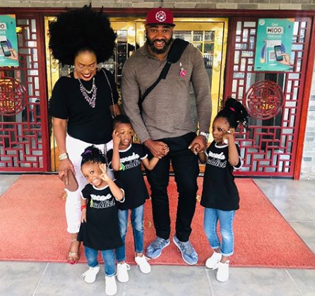 Friendly Exes: Singer Muma Gee and her estranged hubby, Prince Eke take their children out for lunch (Photos)