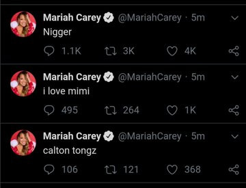 Mariah Carey's Twitter account hacked, Eminem-directed tweets shared lindaikejisblog 3