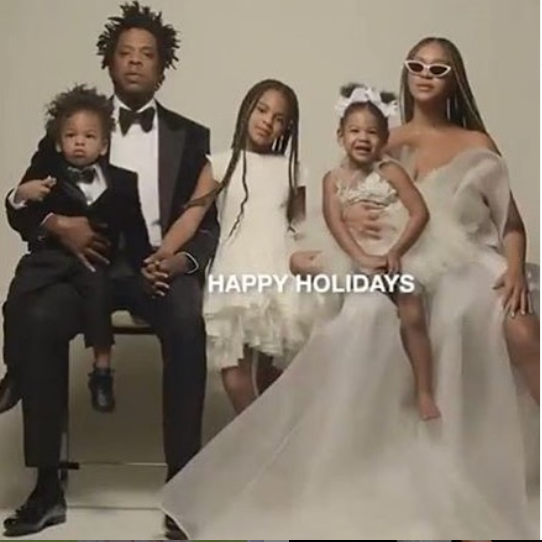 Jay-Z and Beyonce pictured together with their children in adorable family photo