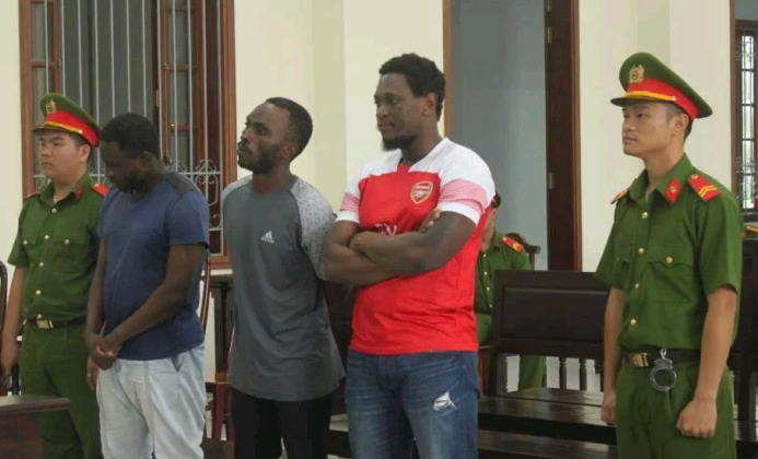 Vietnam court sentences Nigerian man, two Cameroonians to a total of 49 years in prison for conning Vietnamese women out of $65,000