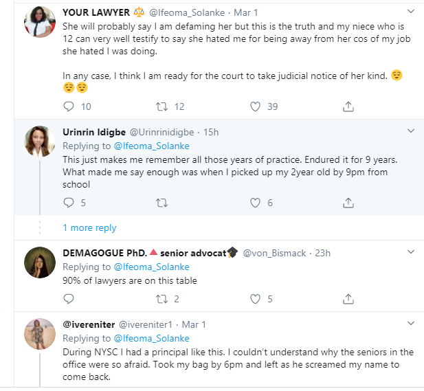 Lawyer narrates how she began battling with PTSD after working with a SAN who had a 'god-complex' lindaikejisblog 3