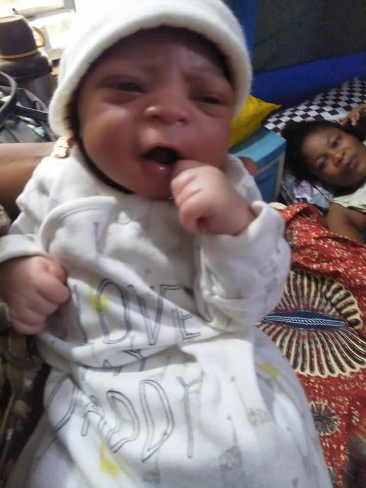 Nigerian couple welcome their first child after 14 years of marriage lindaikejisblog 3