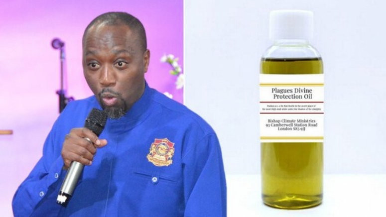 Kenyan Pastor investigated in UK for selling oil he claims can protect his members from Coronavirus lindaikejisblog
