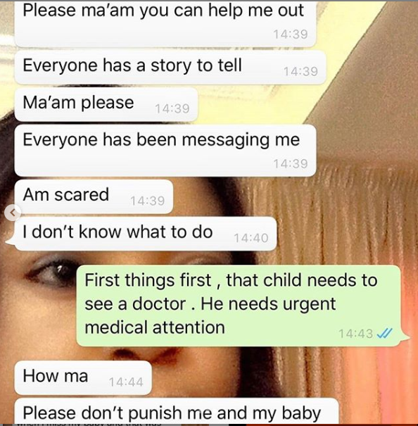 Nigerian lady who was seen smoking shisha with her little son has been found 3