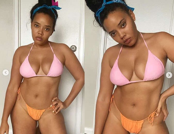 Angela Simmons flaunts her hot body as she sends a message to promote body positivity (Photos)