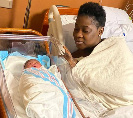 Mercy Johnson-Okojie and hubby welcome their fourth child, a baby girl  (photos)