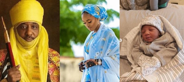 Deposed Emir of Kano, Sanusi Lamido Sanusi welcomes a baby girl with his 4th wife lindaikejisblog 