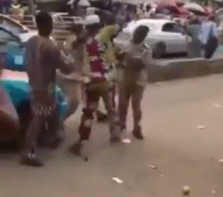 Tax driver fights two law enforcement officials in Akure